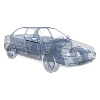 آبگیر بیرونی شیشه درب عقب راست (OWB) سمند