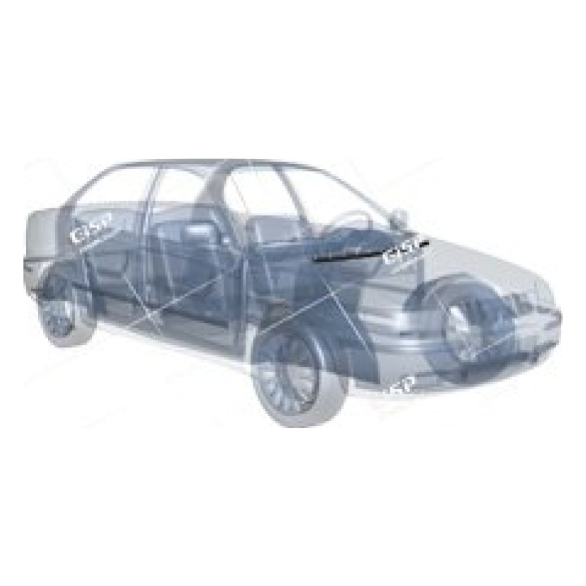 نوار لاستیکی زیر کاپوت عقب ( BONNET ) سمند